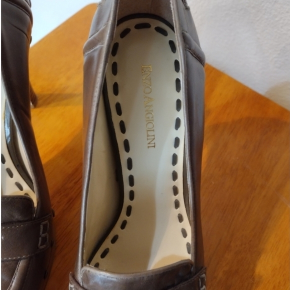 Enzo Angiolini Balinia studded leather heels 9M - Picture 3 of 11